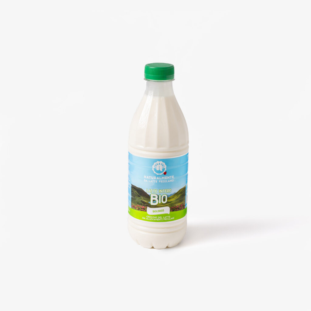 Latte intero BIO Naturalmente, bottiglia 1 L